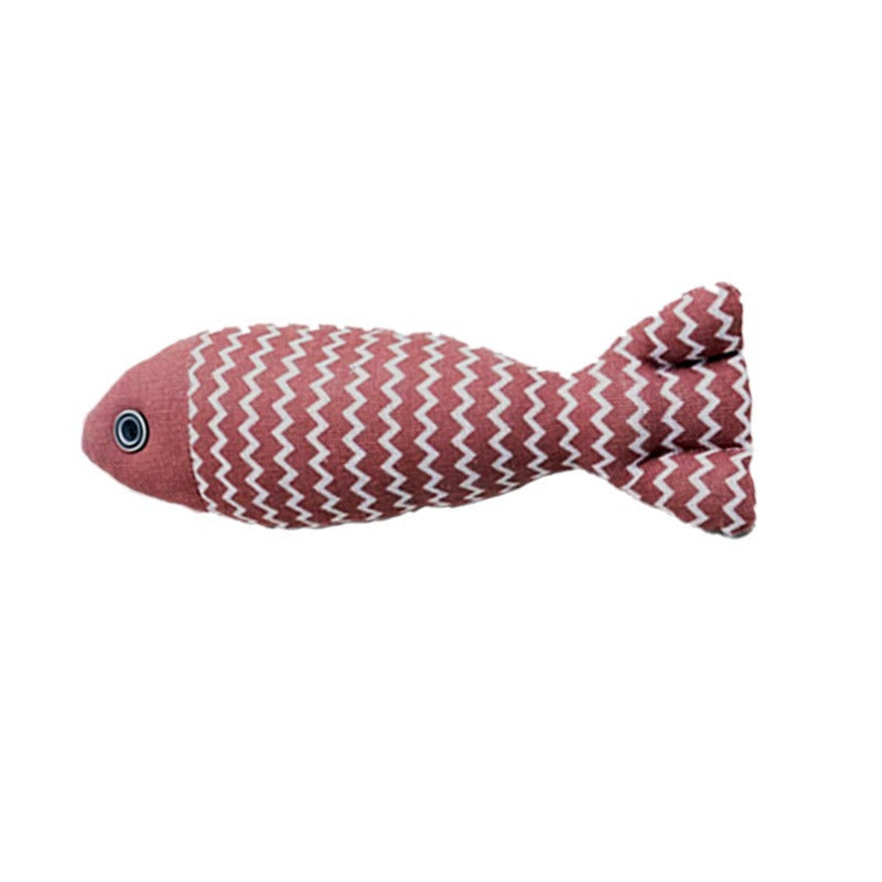 Pet Mint Fish Toy - Three Colors Are Randomly Issued, Shovel Officials Must Enter, Pet Mint Fish Toys, Suitable For Cats Of All Ages