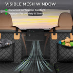 Made4Pets Pet Dog Car Back Seat Cover Back Seat Extension Pad Can Bear 400 Pounds Waterproof And Non-slip Dog Car Hammock Eight-layer Hard Bottom With PE Foam Easy To Install And Clean