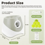 Only Supports Self Pickup  Automatic Dog Ball Launcher, Indoor Outdoor Interactive Dog Toy With Three Launch Ranges, Includes 6 Mini Tennis Balls And A Data Cable