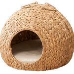 Weaving Rattan Circular Cat Bed