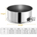 Tainless Steel Dog Bowl Pets Hanging Food Bowl Detachable Pet
