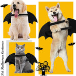 Dog Halloween Costumes Dog Bat Costume Cool Luminous Skeleton Bone Bat Wings Pets Cosplay Costumes Dress Up Apparel For Small Medium Large Cats And Dogs