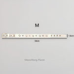 Dog Cat Collar Luxury Gemstone Pet Collar Leash Set Handcrafted Jewel Accented Necklace Style Neck Strap For Cats Small To Medium Dogs Elegant Adjustable Walking Accessory Luxury Pet Gift For Cats Dog