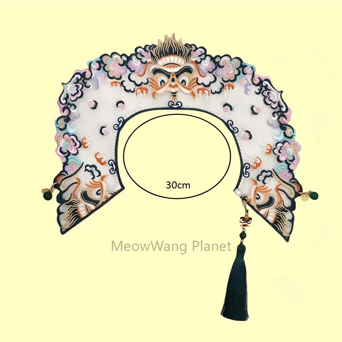 Handmade Chinese Embroidered Pet Shawl Hanfu Style Cloud Shoulder Bib Neck Wrap For Cats Small Dogs Elegant Pet Scarf