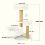 Multi-layer Cat Tree Indoor Cat Furniture With Scratching Post And Interactive Ball Toy Great Value Pet Consumption Tree