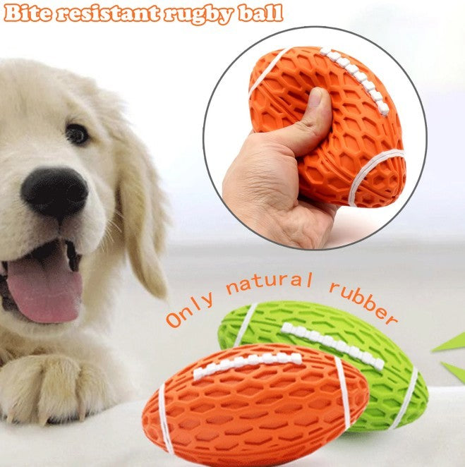 Squeaky Balls For Dogs, Rubber Football For Aggressive Chewers, Fetch Toys, Durable And Interactive Ball, Funny Squeaky Ball Heavy Duty