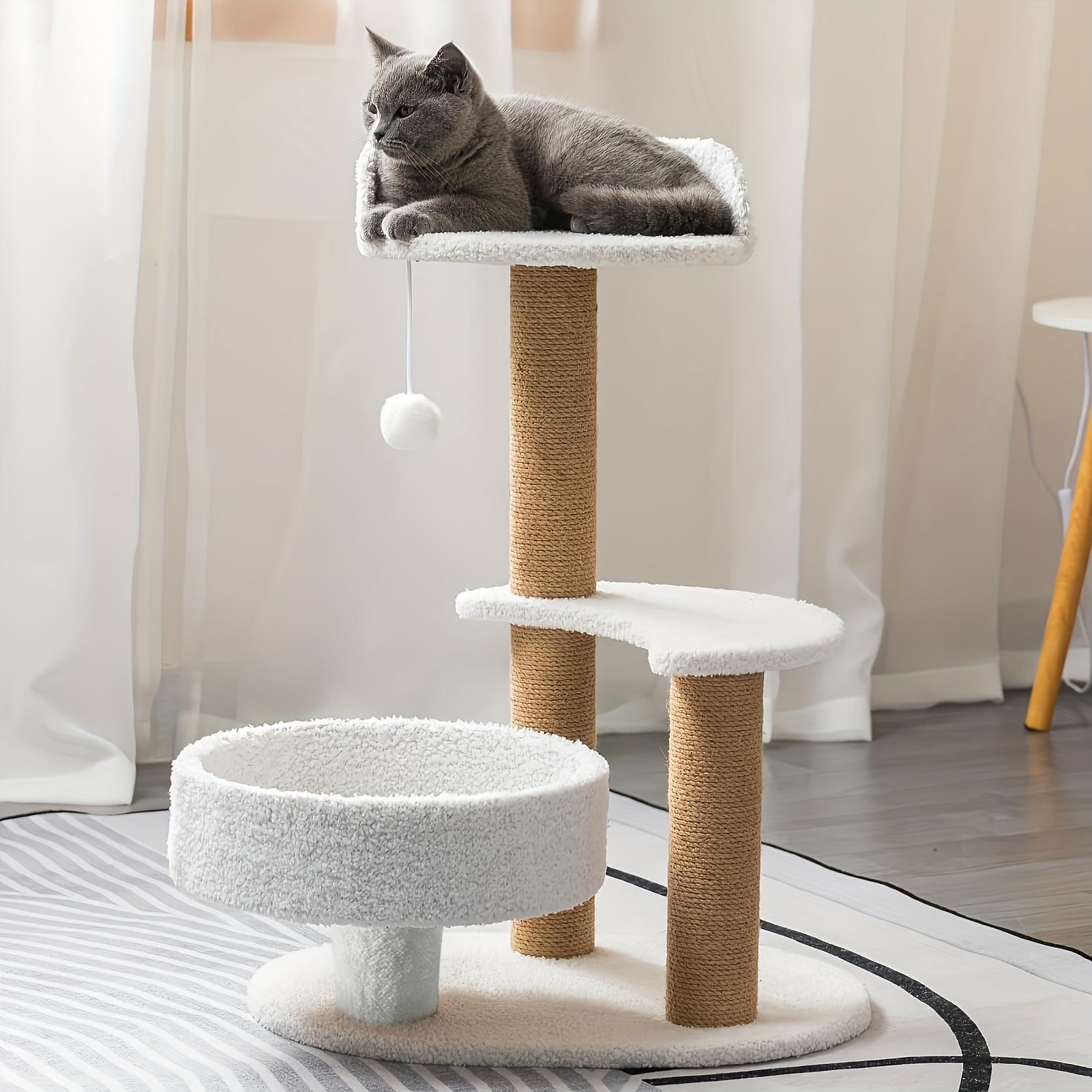 Multi-layer Cat Tree Indoor Cat Furniture With Scratching Post And Interactive Ball Toy Great Value Pet Consumption Tree