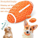 Squeaky Balls For Dogs, Rubber Football For Aggressive Chewers, Fetch Toys, Durable And Interactive Ball, Funny Squeaky Ball Heavy Duty