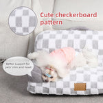 Limited Offer Eco-Friendly Calming Cozy Removable Cover Machine Washable Non-Slip Pet Couch Bed With Orthopedic Support