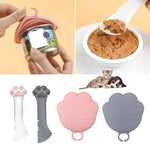 Pet Canned Spoon Jar Opener Puppy FeedingMixing Wet Dry Cat Dog Accessories FeederShovel Tableware Multifunction Pet CannedSpoon Jar Opener Puppy
