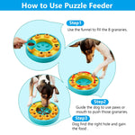 1Pc Dog Puzzle Food Feeder Slow Feeding Bowl Interactive Toy Dog Treat Dispensing Toy For IQ Training Mental Enrichment For Small Medium Large Dog Cat