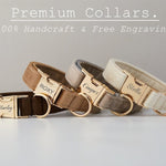 Multiple Colour Velvet Personalise Dog Collar Leash Set With Bow