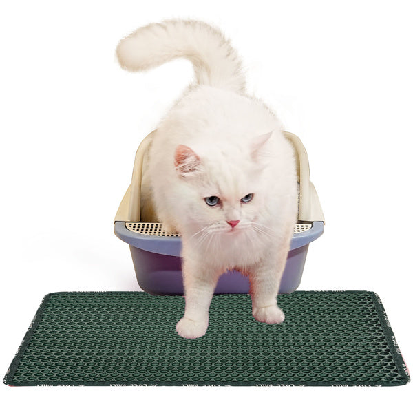 Double Layer Rice Shaped Cat Litter Pad
