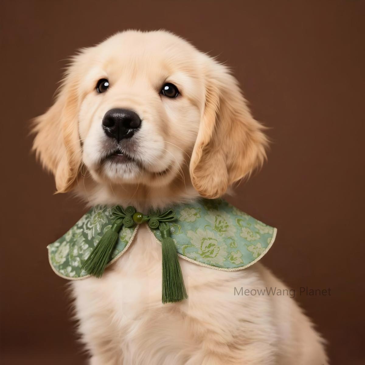 Dog Cat Collar Dog Cat Bandana Handcrafted Luxury Pet Shoulder Cape Artisan Cloud Collar For Cats Small Dogs Designer Neck Wrap Bib Scarf The Cloud Collar Handcrafted Designer Cape For Cats Small Dogs