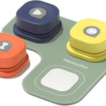 MEWOOFUN Dog Talking Buttons Set - 3 Recordable Communication Buttons With