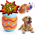 Easter Egg Toys For Pet GREEN And RED Interactive Dog Egg Toy Short-Term Play Design For Aggressive Chewers, Chew Toy With Sounds Modules Squeaky Dog Toy For Small And Medium Dogs, H