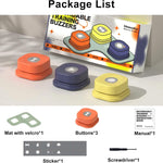 MEWOOFUN Dog Talking Buttons Set - 3 Recordable Communication Buttons With