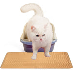 Double Layer Rice Shaped Cat Litter Pad