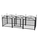 Dog Playpen Indoor 24 Inch 8 Panel Metal Dog Playpen