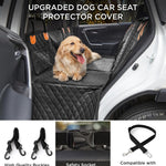 Made4Pets Pet Dog Car Back Seat Cover Back Seat Extension Pad Can Bear 400 Pounds Waterproof And Non-slip Dog Car Hammock Eight-layer Hard Bottom With PE Foam Easy To Install And Clean