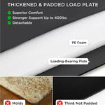 Made4Pets Pet Dog Car Back Seat Cover Back Seat Extension Pad Can Bear 400 Pounds Waterproof And Non-slip Dog Car Hammock Eight-layer Hard Bottom With PE Foam Easy To Install And Clean